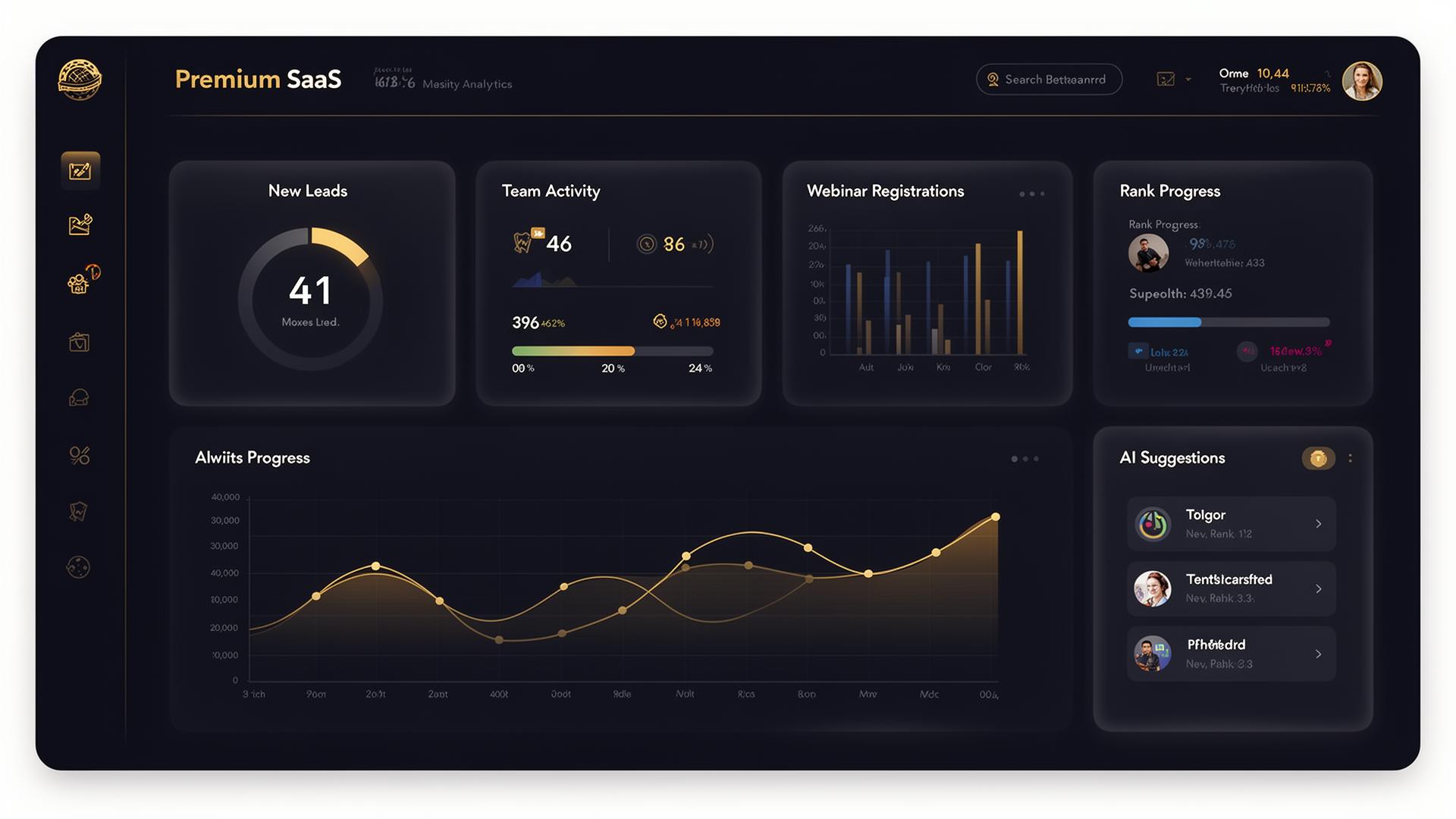 Momentum business command center dashboard